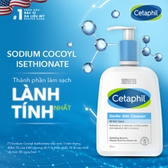 Sữa Rửa Mặt Cetaphil Dịu Nhẹ Không Xà Phòng Gentle Skin Cleanser (Bản Mới)