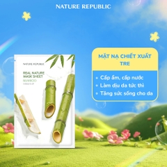 Mặt Nạ Dưỡng Ẩm Nature Republic Chiết Xuất Từ Thiên Nhiên Real Nature Mask Sheet 23ml