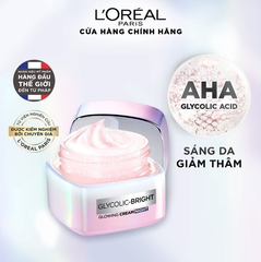 Kem Dưỡng Da L'OREAL Hỗ Trợ Mờ Thâm Nám Glycolic Bright Glowing Cream 50ml
