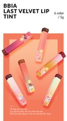 Son Kem Lì BBIA Last Velvet Lip Tint ASIA EDITION 2  (Nắp Vàng Đồng) 5g