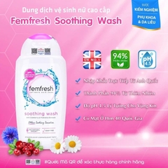 Dung Dịch Vệ Sinh Phụ Nữ Femfresh Cao Cấp Làm Dịu Da Soothing Wash 250ml (Hồng)