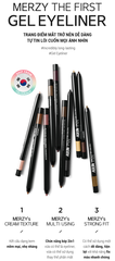 [CLESAL2401 - DATE 08/2025] Chì Kẻ Mắt Merzy Dạng Gel Lâu Trôi Another Me The First Gel Eyeliner 0.5g