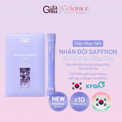 Bột Uống Collagen Gilaa Kết Hợp Saffron Premium Saffron Collagen 2gx60 Gói