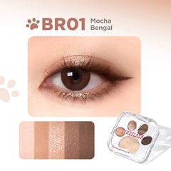 Bảng Phấn Mắt 5 Ô PINKFLASH Meow Paw Mịn Màng, Lâu Trôi 6g