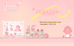 CM-KL1228 [SET 6 MÓN] - Bộ Chiết Mỹ Phẩm TTR Carmen Heli (Hồng)