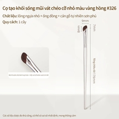 Cọ Đánh Khối GUOXIAONIU Rose Gold Angled Flat Brush