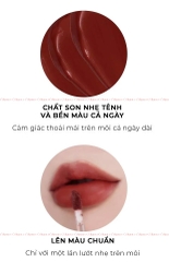 [CLESAL2401 - DATE 11/2024] Son Kem Lì Dearmay Lên Màu Chuẩn California Cherry Velvet Tint 4.4g