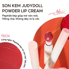 Son Kem Lì Đầu Bông Dặm JUDYDOLL Matte Lip Cream 1.8g