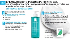 Gel Rửa Mặt & Tắm La Roche-Posay Làm Sạch & Giảm Mụn Effaclar Micro-Peeling Purifying Gel