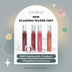 [MÀU 1 - MÀU 17] Son Tint Nước ROMAND Siêu Lì, Lâu Trôi GLASTING WATER TINT 4g