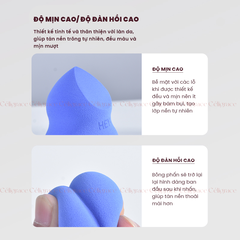 [HEY-KMHDP] H-9001 - Bông Mút Trang Điểm Nền HEY Beauty Egg Hình Hồ Lô Vạt Xéo 24g