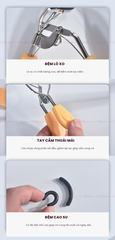 H-9022 - Bấm Mi HEY Cán Vàng Tiện Lợi Eyelash Curler 47g