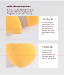 [HEY-KMHDP] H-9000 - Bông Mút Trang Điểm Nền HEY Beauty Egg Hình Giọt Nước 24g