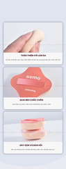 H-9012 - Set 2 Bông Mút Khô Và Ướt Dày HEY Bo Tròn 4 Góc Powder Puff 19g