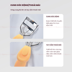 H-9022 - Bấm Mi HEY Cán Vàng Tiện Lợi Eyelash Curler 47g