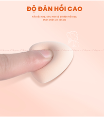 H-9014 - Set 3 Bông Mút Mini Xỏ Ngón HEY Thumb Puff 33g (Vàng)