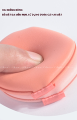 H-9013 - Set 2 Bông Mút Tán Kem Nền, Phấn Nước HEY Powder Puff 21g