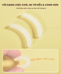 H-9056 - Bấm Mi HEY Giúp Làm Cong Mi Eyelash Curler 44g (Vàng)