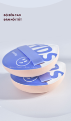 H-9006 - Bông Mút Khô Và Ướt HEY Size Lớn Kèm Hộp Đựng Q Dan Cotton Candy Puff 33g
