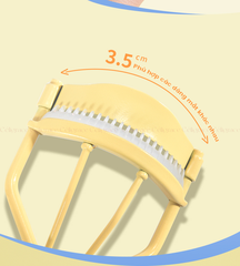 H-9056 - Bấm Mi HEY Giúp Làm Cong Mi Eyelash Curler 44g (Vàng)