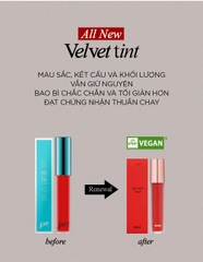 [Màu 21 - 25] Son Kem Lì BBIA Last Velvet Lip Tint (Version 5 - Nắp Đỏ) 5g