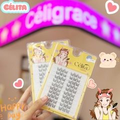 [TẶNG 10 NHẪN ĐỰNG KEO] [MI TRÊN - 10 HÀNG] Mi Giả CÉLITA Từng Cụm Tự Nhiên & Mềm Mại