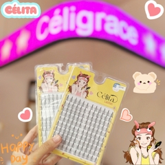 [TẶNG 10 NHẪN ĐỰNG KEO] [MI TRÊN - 10 HÀNG] Mi Giả CÉLITA Từng Cụm Tự Nhiên & Mềm Mại