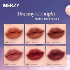 [CLESAL2401 - DATE 05/2024] Son Kem Lì Merzy Mịn Mượt Nhẹ Môi Dreamy Late Night Mellow Tint 4g