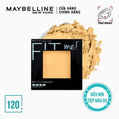 Phấn Phủ MAYBELLINE Dạng Nén Mịn Lì, Kiềm Dầu Hiệu Quả Fit Me Matte Poreless Powder 8.5g (Hộp Vuông)