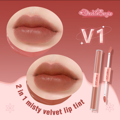 Son Kem Tint Lì PINKFLASH 2 Đầu Duo Lip Gloss PF-L13 1.3g*2