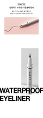 Bút Kẻ Mắt Nước Karadium Chống Trôi, Sắc Nét  Waterproof Brush Liner - Black 0.55g
