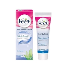 Kem Tẩy Lông VEET Silk & Fresh Hair Removal Cream