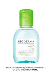 Nước Tẩy Trang Bioderma Dành Cho Da Dầu & Hỗn Hợp Sébium H2O (Nắp Xanh Lá)