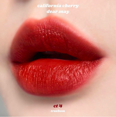 [CLESAL2401 - DATE 11/2024] Son Kem Lì Dearmay Lên Màu Chuẩn California Cherry Velvet Tint 4.4g