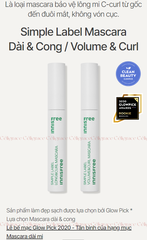 [SPECSAL24] Mascara Innisfree Thuần Chay, Làm Dài Và Cong Mi Simple Label Long & Curl Mascara 7.5 g