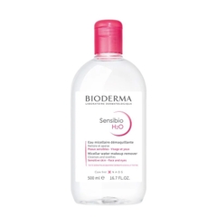 Nước Tẩy Trang Bioderma Dành Cho Da Nhạy Cảm Sensibio H2O (Nắp Hồng)