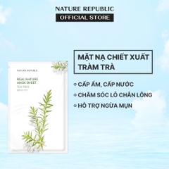 Mặt Nạ Dưỡng Ẩm Nature Republic Chiết Xuất Từ Thiên Nhiên Real Nature Mask Sheet 23ml