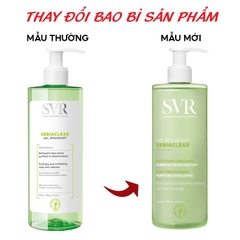 Gel Rửa Mặt SVR Không Chứa Xà Phòng Cho Da Dầu Mụn, Nhạy Cảm Sebiaclear Gel Moussant (Xanh Lá)
