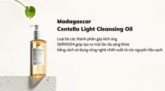 Dầu Tẩy Trang Skin1004 Làm Sạch Sâu, Dịu Nhẹ Chiết Xuất Rau Má Madagascar Centella Light Cleansing Oil 200ml