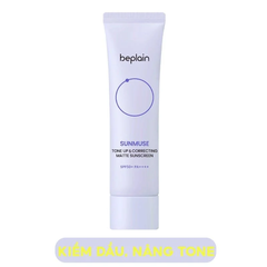 Kem Chống Nắng Thuần Chay Beplain Sunmuse Sunscreen SPF50+/PA+++ 50ml