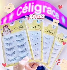 [TẶNG 10 NHẪN ĐỰNG KEO] [MI DƯỚI - 5 CẶP] Mi Giả CÉLITA Gân Trong Tự Nhiên & Mềm Mại
