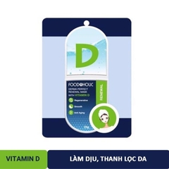 Măt Nạ Giấy Foodaholic Dưỡng Ẩm, Hỗ Trợ Dưỡng Trắng Da Hàn Quốc Essential Mask 23g