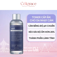 Nước Hoa Hồng Klairs Không Mùi Cho Da Nhạy Cảm Supple Preparation Unscented Toner 180ml