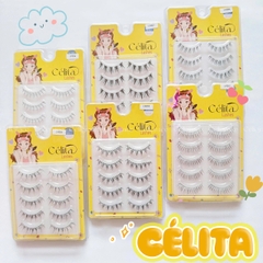 [TẶNG 10 NHẪN ĐỰNG KEO] [MI TRÊN - 5 CẶP] Mi Giả CÉLITA Gân Trong Tự Nhiên & Mềm Mại