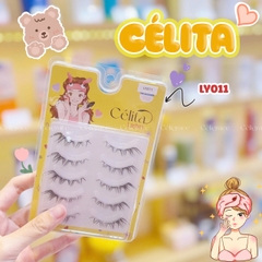 [TẶNG 10 NHẪN ĐỰNG KEO] [MI TRÊN - 5 CẶP] Mi Giả CÉLITA Gân Trong Tự Nhiên & Mềm Mại