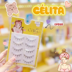 [TẶNG 10 NHẪN ĐỰNG KEO] [MI TRÊN - 5 CẶP] Mi Giả CÉLITA Gân Trong Tự Nhiên & Mềm Mại