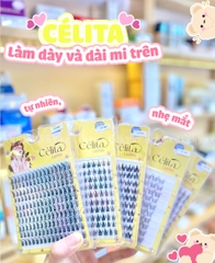[TẶNG 10 NHẪN ĐỰNG KEO] [MI TRÊN - 10 HÀNG] Mi Giả CÉLITA Từng Cụm Tự Nhiên & Mềm Mại