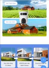Camera Wifi EZVIZ H9C (3MP+3MP) - Dual 2K 2 mắt camera 2 khung hình độc lập