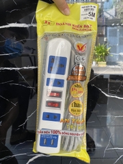 Ổ ĐIỆN HJD 0324-2U-10A - TRẮNG 5M - 0.75mm2 ( 25c/1thùng )