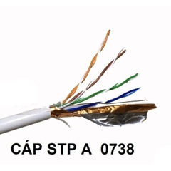 Dây cáp mạng AMPLX Cat 5 0738 dài 305M (màu trắng)